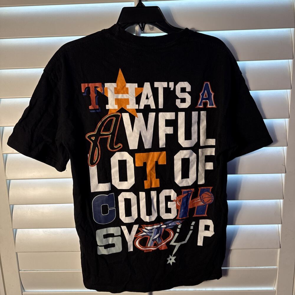 That's A Awful Lot Of Cough Syrup T-shirt - Small Black